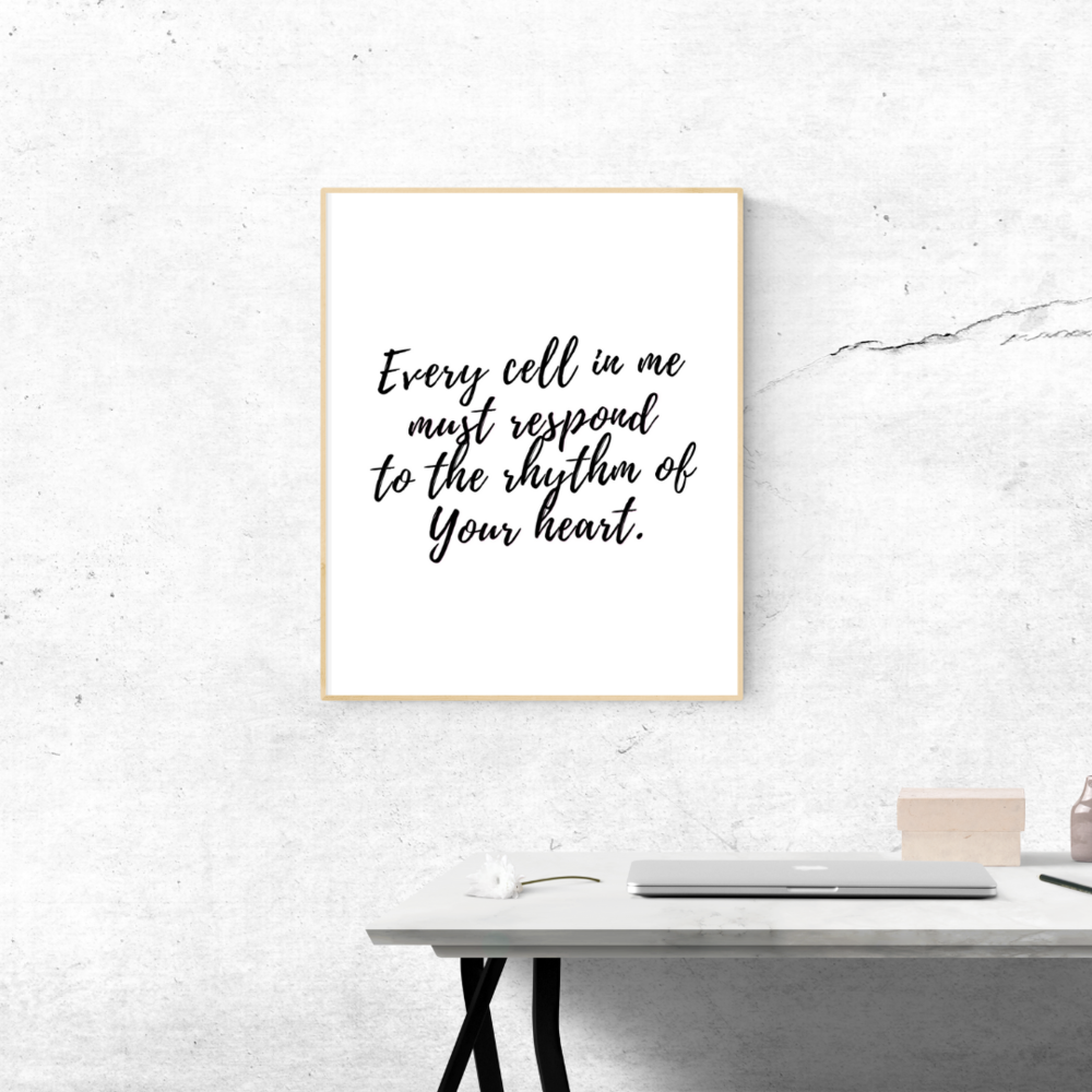 Healing-Themed Digital Printout