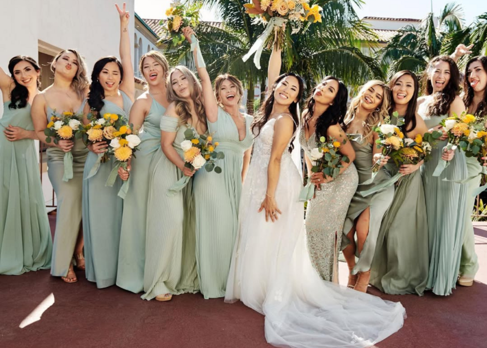 Chicsew Newsletter: 6 Stunning Sage Bridesmaids You'll Love