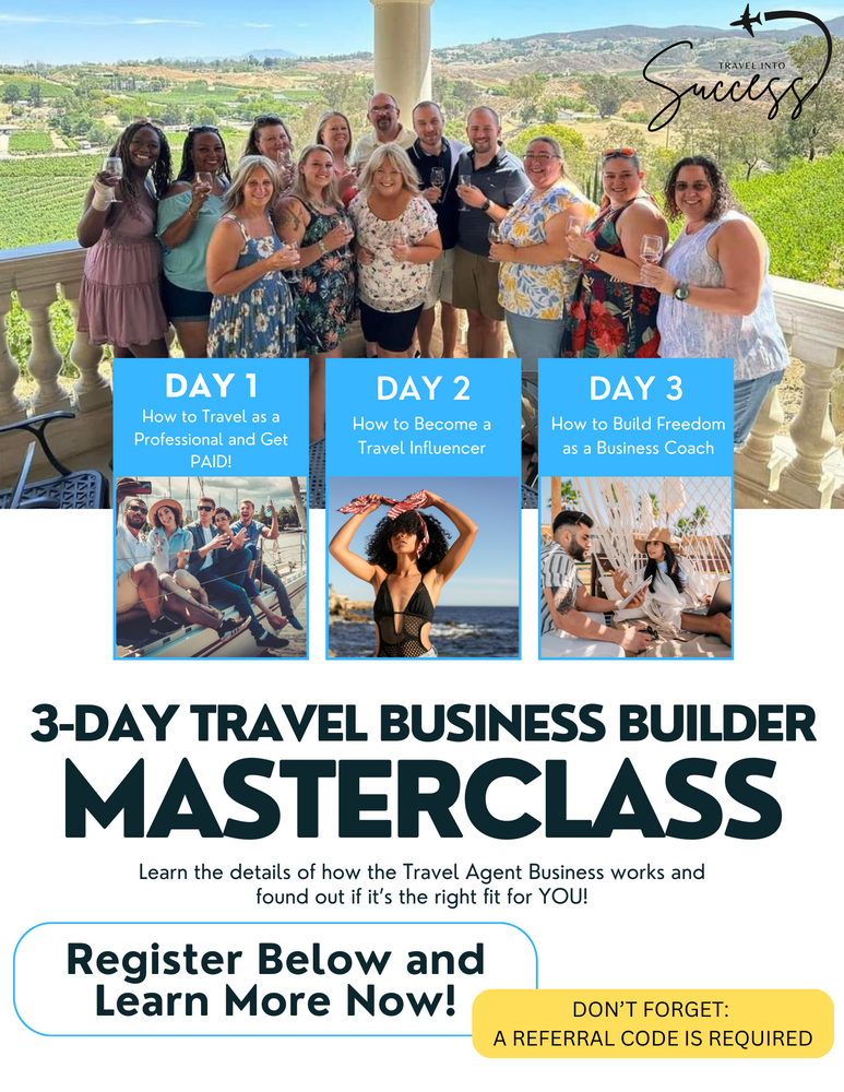 Overview of the Masterclass showing what will be covered during each of the three days